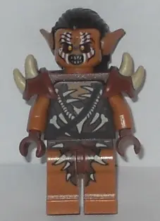 LOR077:  Gundabad Orc - Hair and Shoulder Spikes