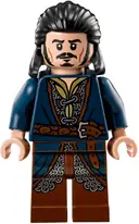 Minifigurka: LOR092:  Bard the Bowman - Silver Buckle and Shirt Grommets