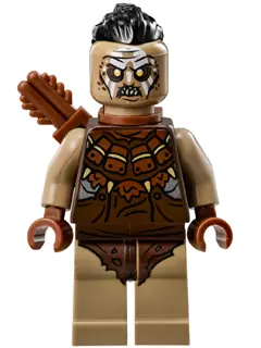 LOR102:  Hunter Orc with Top Knot and Quiver