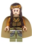 Minifigurka: LOR105:  Elrond - Gold Crown, Pearl Gold and Olive Green Clothing