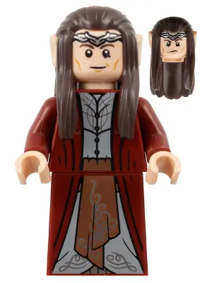 LOR128:  Elrond - Dark Red Robe
