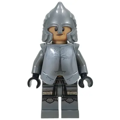 LOR161:  Soldier of Gondor - Medium Tan Head, Cheek Lines