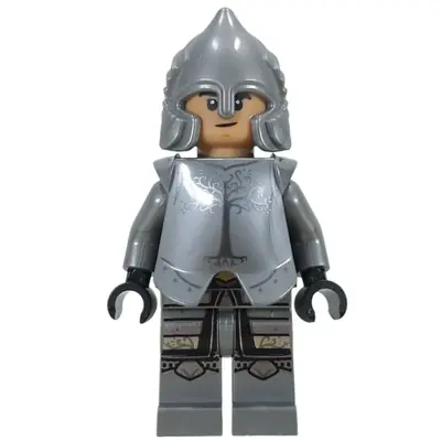 LOR162:  Soldier of Gondor - Medium Tan Head, Dimples