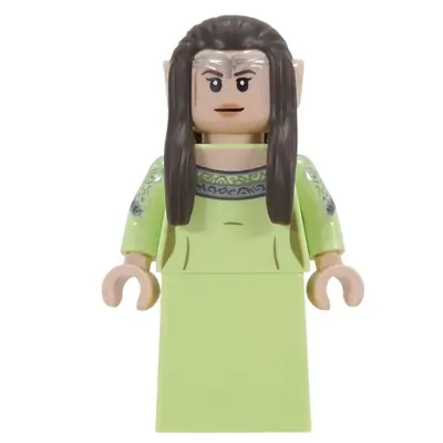 LOR164:  Arwen - Yellowish Green Dress