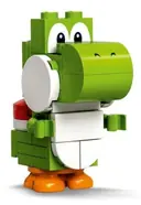Minifigurka: MAR0012:  Yoshi - White Tile, Round 1 x 1 Quarter on Front