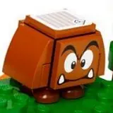 MAR0034:  Goomba (Black Interior Pieces) - Neutral