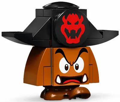MAR0083:  Pirate Goomba - Angry, Open Mouth