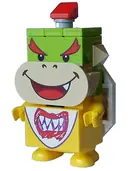 Minifigurka: MAR0184:  Bowser Jr. - 1 Lime Brick 1 x 1, 1 Red Brick 1 x 1