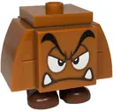 Minifigurka: MAR0191:  Goomba (2 x 2 Jumper) - Angry, Eyelids
