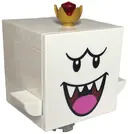 Minifigurka: MAR0198:  King Boo - Dark Pink Tongue, Dark Azure Scanner Tile