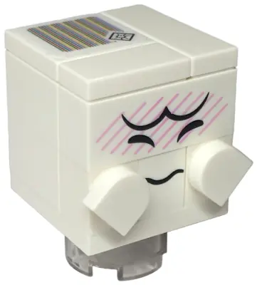 MAR0199:  Boo - Closed Mouth, Brick, Round 2 x 2 with Axle Hole Stand