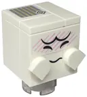 Minifigurka: MAR0199:  Boo - Closed Mouth, Brick, Round 2 x 2 with Axle Hole Stand