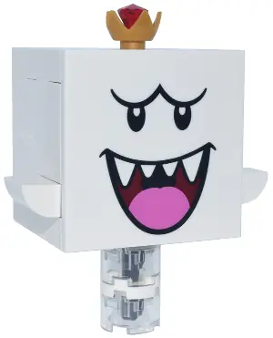 MAR0226:  King Boo - Dark Pink Tongue, White Scanner Tile Modified, Tall Base