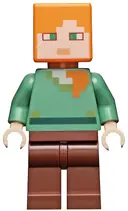 Minifigurka: MIN017:  Alex - Reddish Brown Legs
