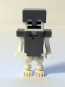 Minifigurka: MIN018:  Skeleton, Minecraft - Flat Silver Helmet and Armor
