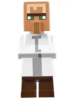 MIN029:  Villager (Librarian) - White Torso