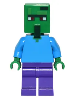 MIN030:  Zombie Villager - Dark Azure Torso