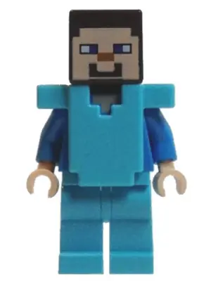 MIN042:  Steve (Light Nougat) - Medium Azure Legs and Armor
