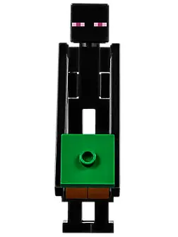 MIN049:  Enderman - Reddish Brown Block with Green Top