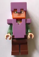 Minifigurka: MIN055:  Alex - Reddish Brown Legs, Medium Lavender Helmet and Armor