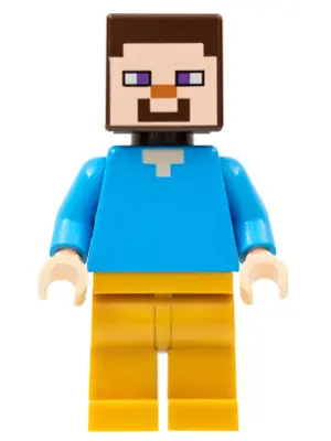 MIN074:  Steve (Light Nougat) - Pearl Gold Legs