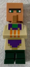 Minifigurka: MIN076:  Villager (Cleric) - Desert Biome Outfit