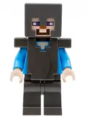 Minifigurka: MIN098:  Steve (Light Nougat) - Pearl Dark Gray Legs, Helmet and Armor