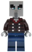 Minifigurka: MIN194:  Illager (Vindicator) - Narrow Eyes