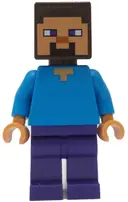 Minifigurka: MIN199:  Steve (Nougat) - Dark Purple Legs