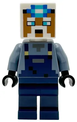 MIN219:  Miner - Dark Blue Overalls