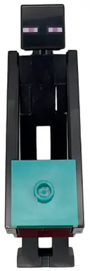 Minifigurka: MIN227:  Enderman - Dark Red Block with Dark Turquoise Top