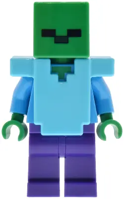 MIN240:  Zombie - Dark Purple Legs, Medium Azure Armor