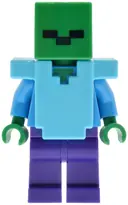 Minifigurka: MIN240:  Zombie - Dark Purple Legs, Medium Azure Armor