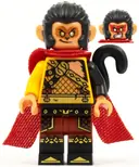 Minifigurka: MK029:  Evil Macaque - Gold and Dark Red Amor, Red Cape