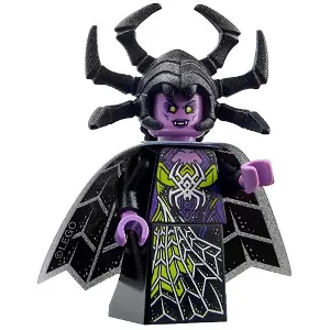 MK039:  Spider Queen - Spider Mask, Cape