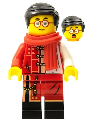 MK054:  Mr. Tang - Red and White Jacket