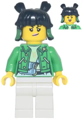 MK071:  Mei - Bright Green Jacket