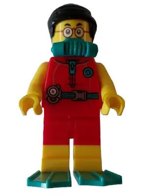 MK095:  Mr. Tang - Red Diving Suit