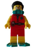 Minifigurka: MK095:  Mr. Tang - Red Diving Suit