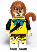 Minifigurka: MK132:  Monkey King - Bright Light Orange Robe, Black Animal Stripes, Dark Turquoise Bandana