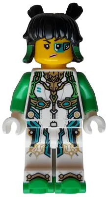 MK165:  Mei - Dragon Armor Suit, Bright Green Roller Skates
