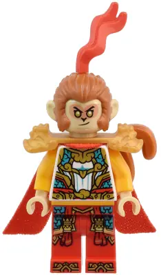 MK170:  Monkey King - Pearl Gold Shoulder Armor with Dragon Heads