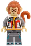 Minifigurka: MK171:  Monkey King - White Jacket, Flat Silver Legs