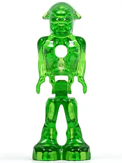 MM001:  Mars Mission Alien with Marbled Glow In Dark Torso