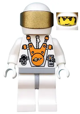 MM003:  Mars Mission Astronaut with Helmet and Messy Hair and Stubble
