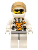 Minifigurka: MM004:  Mars Mission Astronaut with Helmet and Sunglasses, Smirk, and Headset
