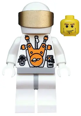 MM012:  Mars Mission Astronaut with Helmet and Cheek Lines