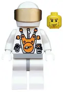 Minifigurka: MM012:  Mars Mission Astronaut with Helmet and Cheek Lines
