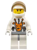 Minifigurka: MM014:  Mars Mission Astronaut with Helmet and Cheek Lines and Backpack
