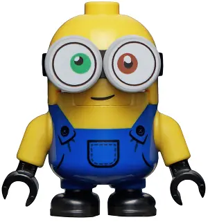 MNN013:  Minion Bob - Blue Overalls, no Eyelids